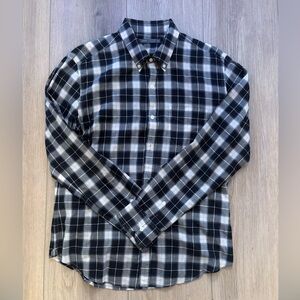 Vince Plaid Cotton Button-Front Shirt
